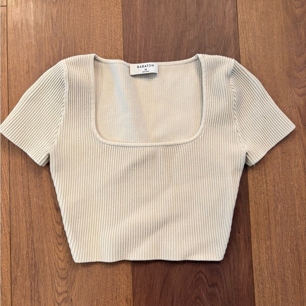 Aritzia Sculpt Knit Top